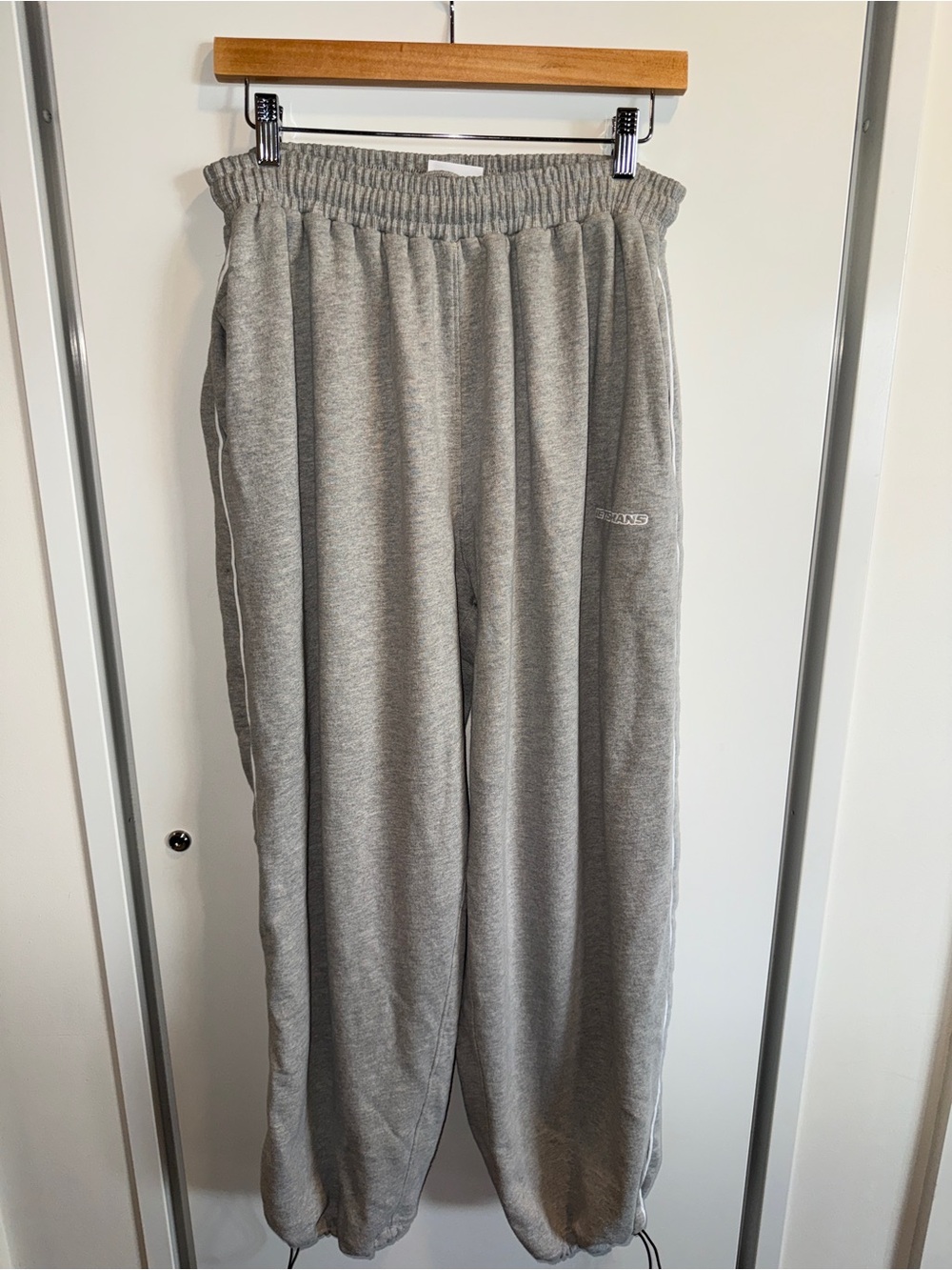 Iets Frans  Harri Wide Leg Jogger Pants Grey - Picture 8 of 8